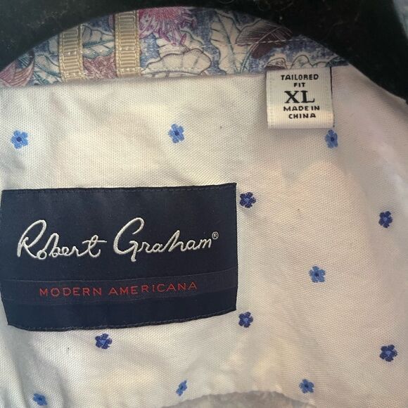 Gorgeous Robert Graham Lavender Pastel Men’s Fitted Shirt. - Picture 8 of 11